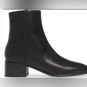 Rag & Bone Aslen Pebbled Leather Ankle Boots size 37.5
